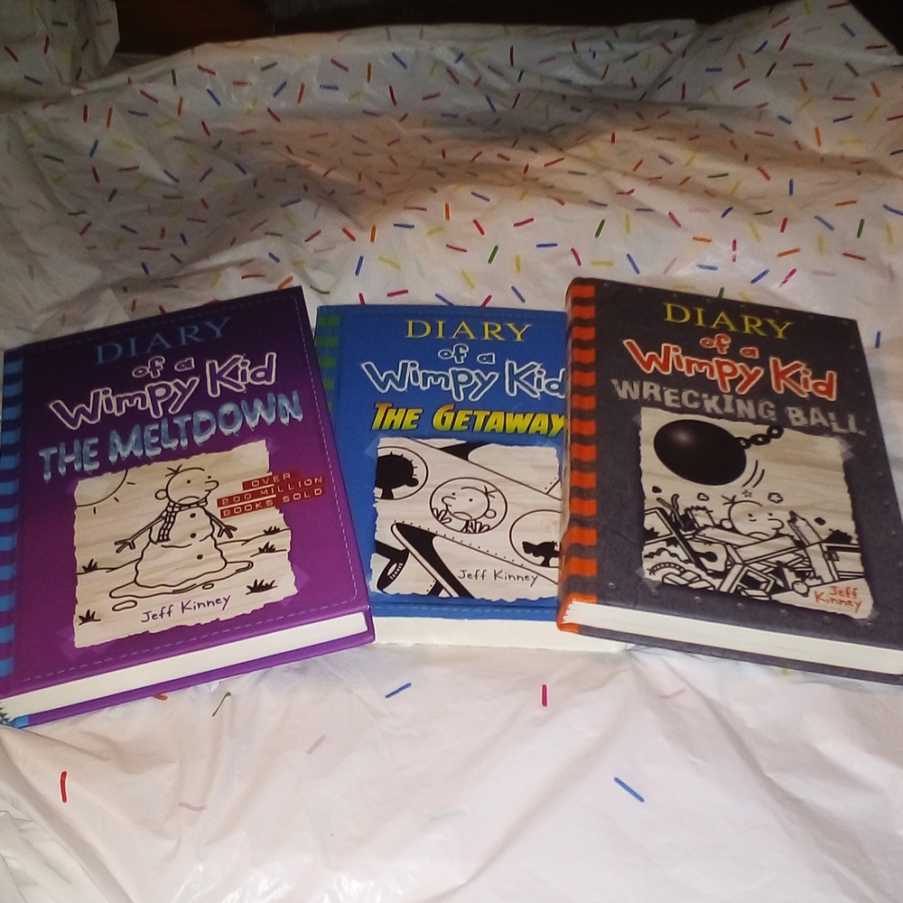 Dairy Of A Wimpy Kid Book Lot